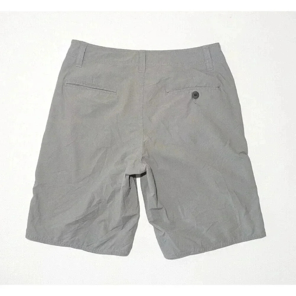 Patagonia Light Gray Solid Quick Dry Board Shorts… - image 2